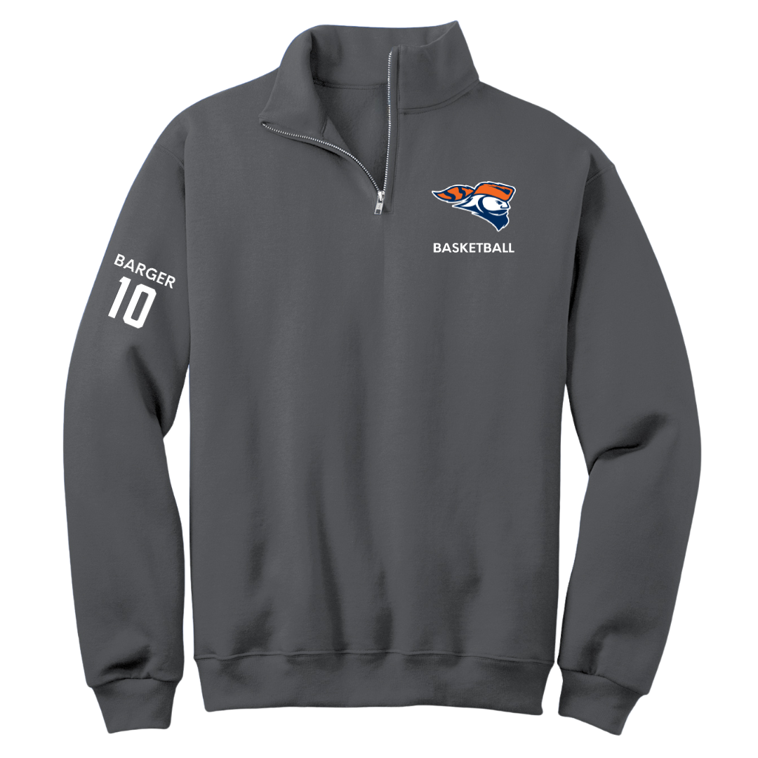 Carroll University Basketball (W) Dark Gray Quarter-Zip - #10 Katie Barger