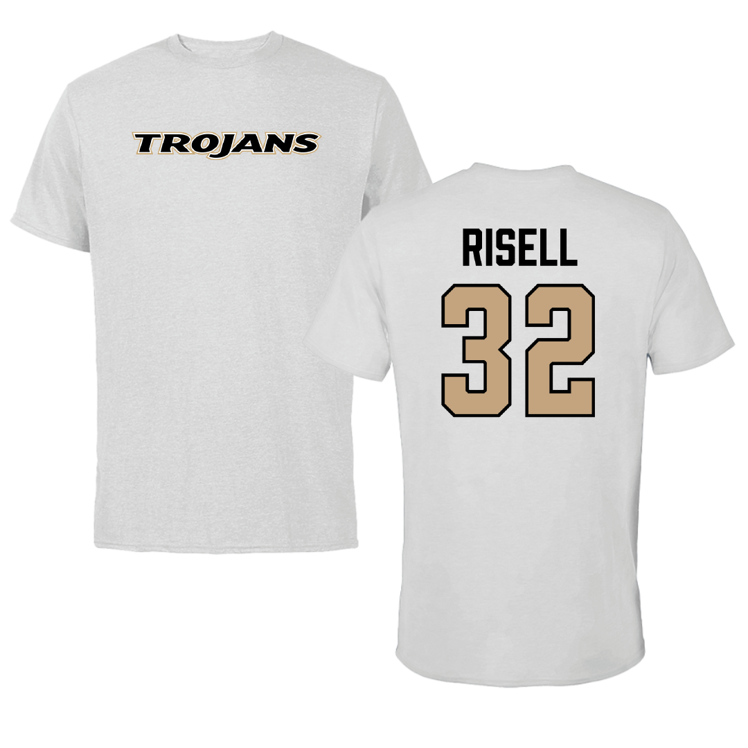 Anderson University (South Carolina) Soccer Light Gray Performance Tee - #32 Samuel Risell