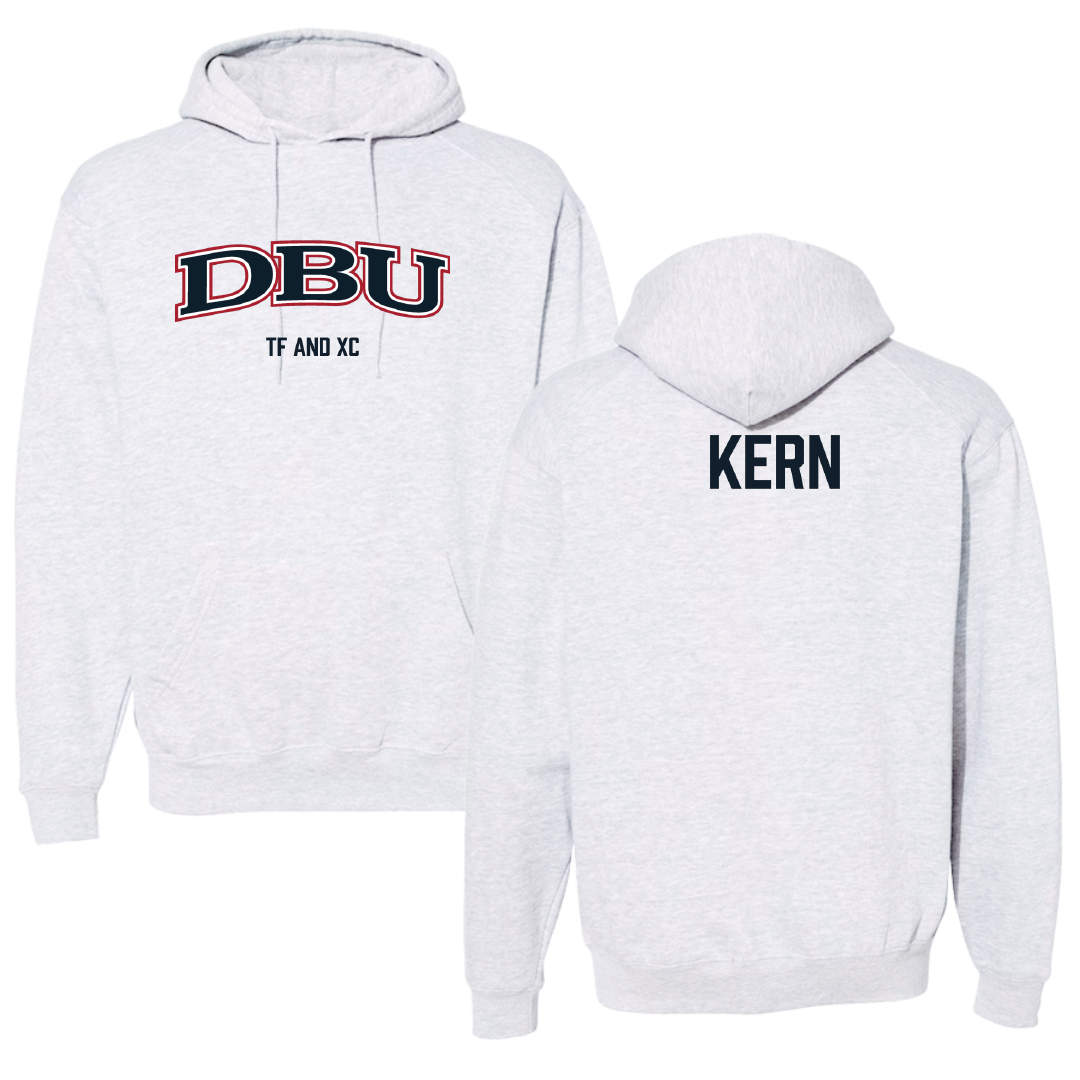 Dallas Baptist University TF and XC Light Gray Hoodie - Emily Kern