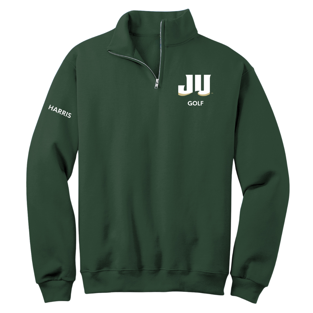 Jacksonville University Golf (M) Forest Green Quarter-Zip - Will Harris