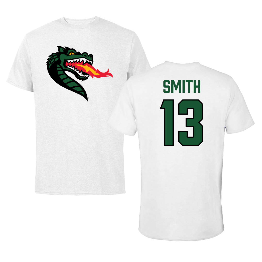 University of Alabama at Birmingham Volleyball White Performance Tee - #13 Kelsey Smith