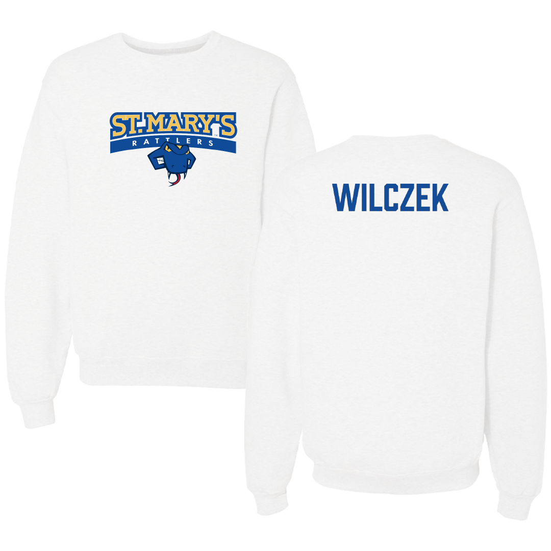 St. Mary's University (Texas) Golf (W) White Crewneck - Taylor Wilczek
