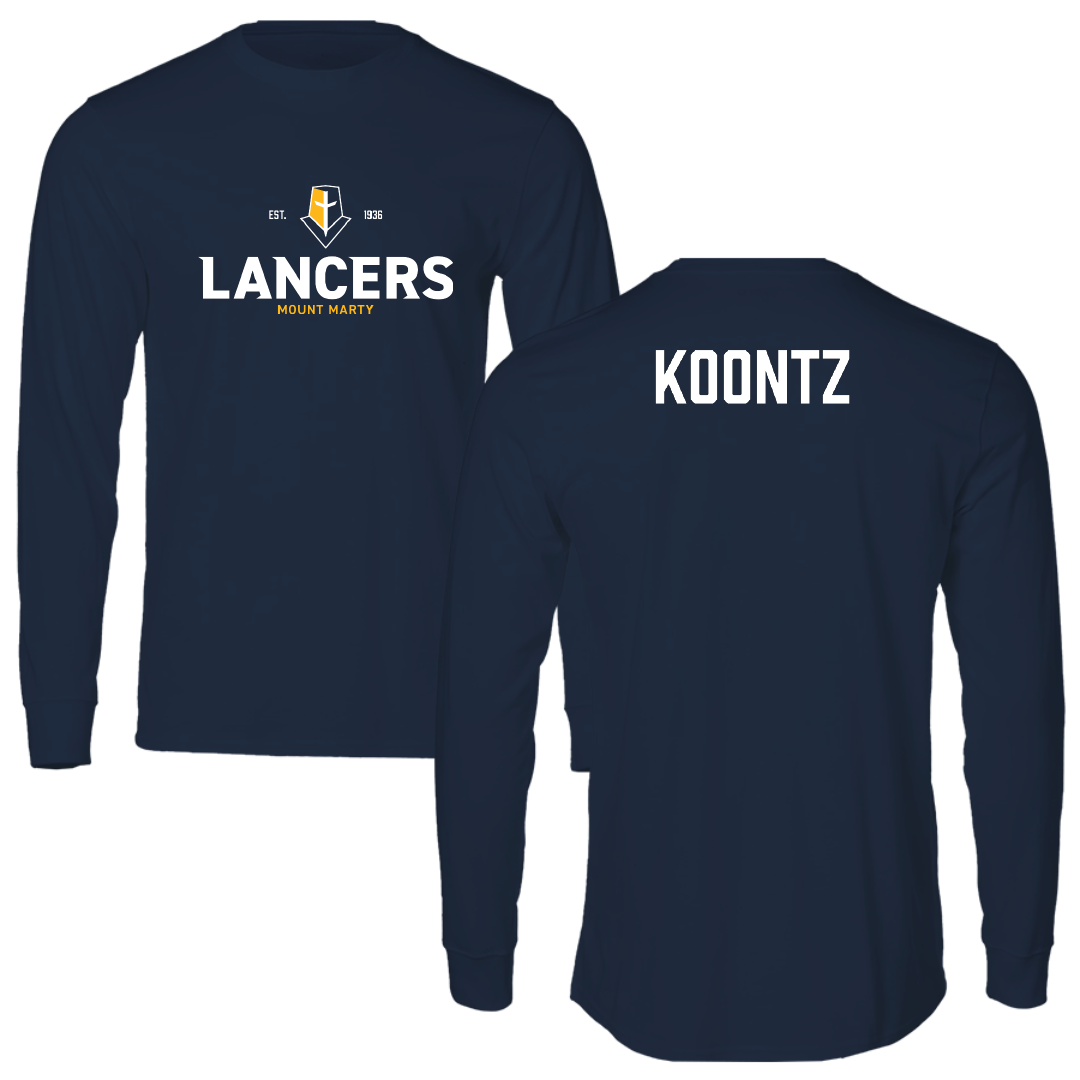 Mount Marty University TF and XC Navy General Performance Long Sleeve - Owen Koontz
