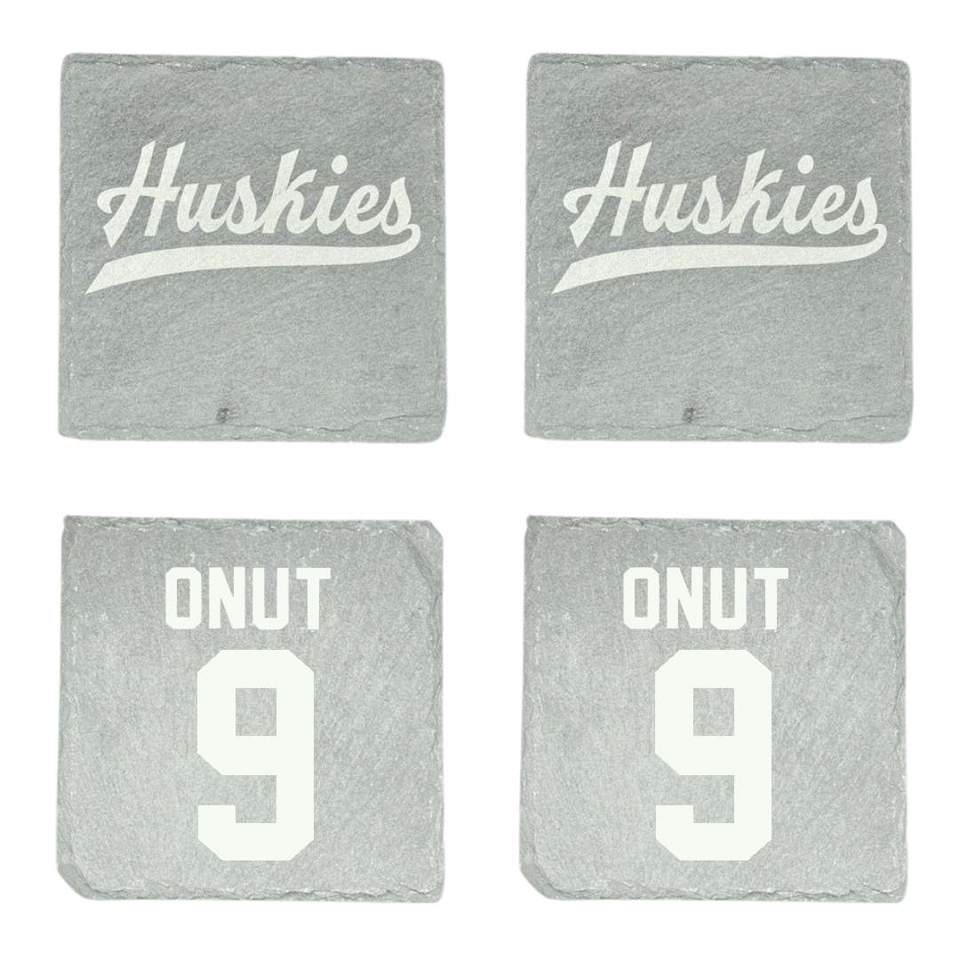 Houston Christian University Soccer Stone Coaster (4 Pack)  - #9 Cezar Onut