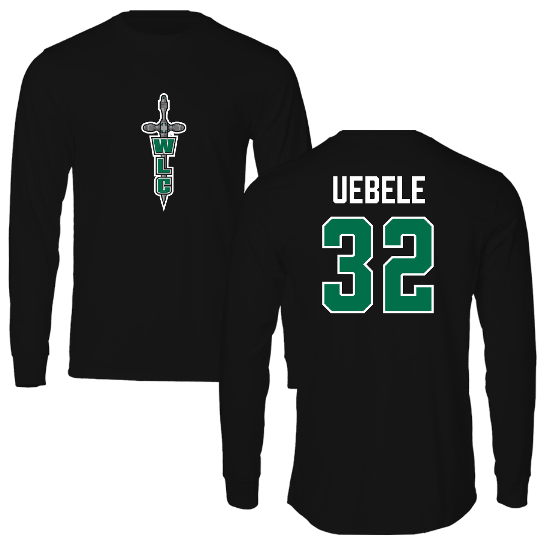 Wisconsin Lutheran College Soccer Black Performance Long Sleeve - #32 Hannah Uebele