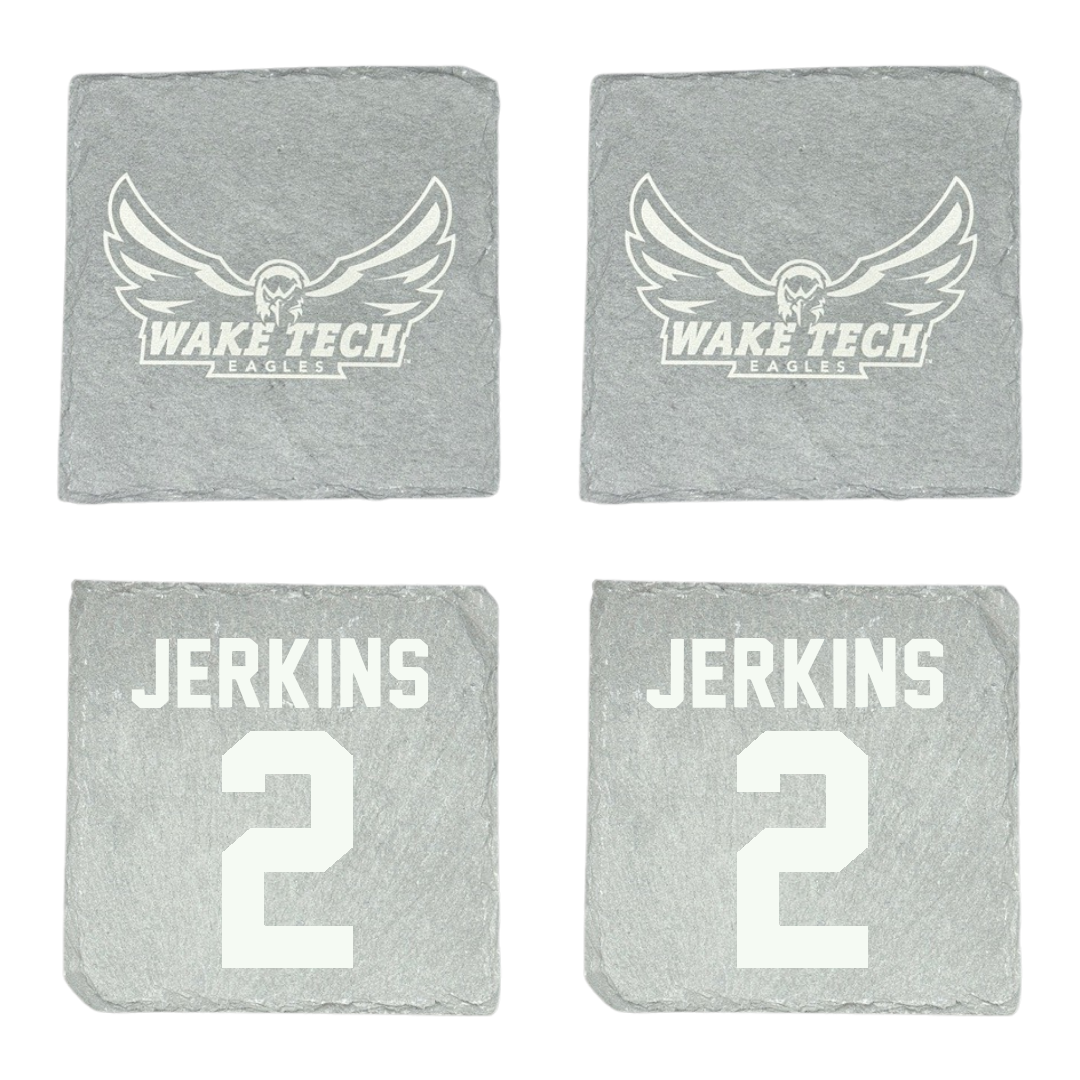Wake Tech Community College Basketball (W) Stone Coaster (4 Pack)  - #2 Hannah Jerkins