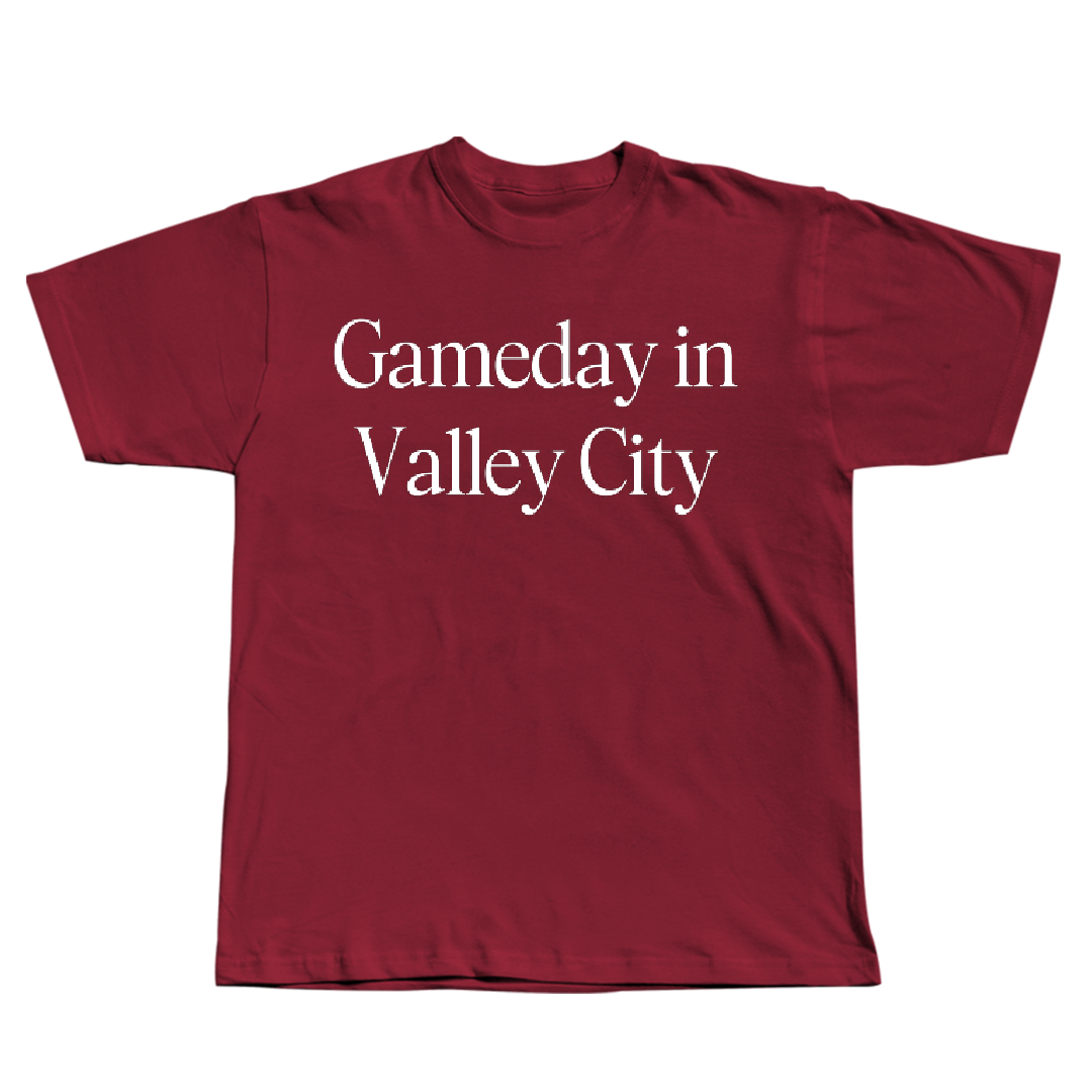 Valley City State University TF and XC Cardinal Gameday Tee - Jagger Dickman