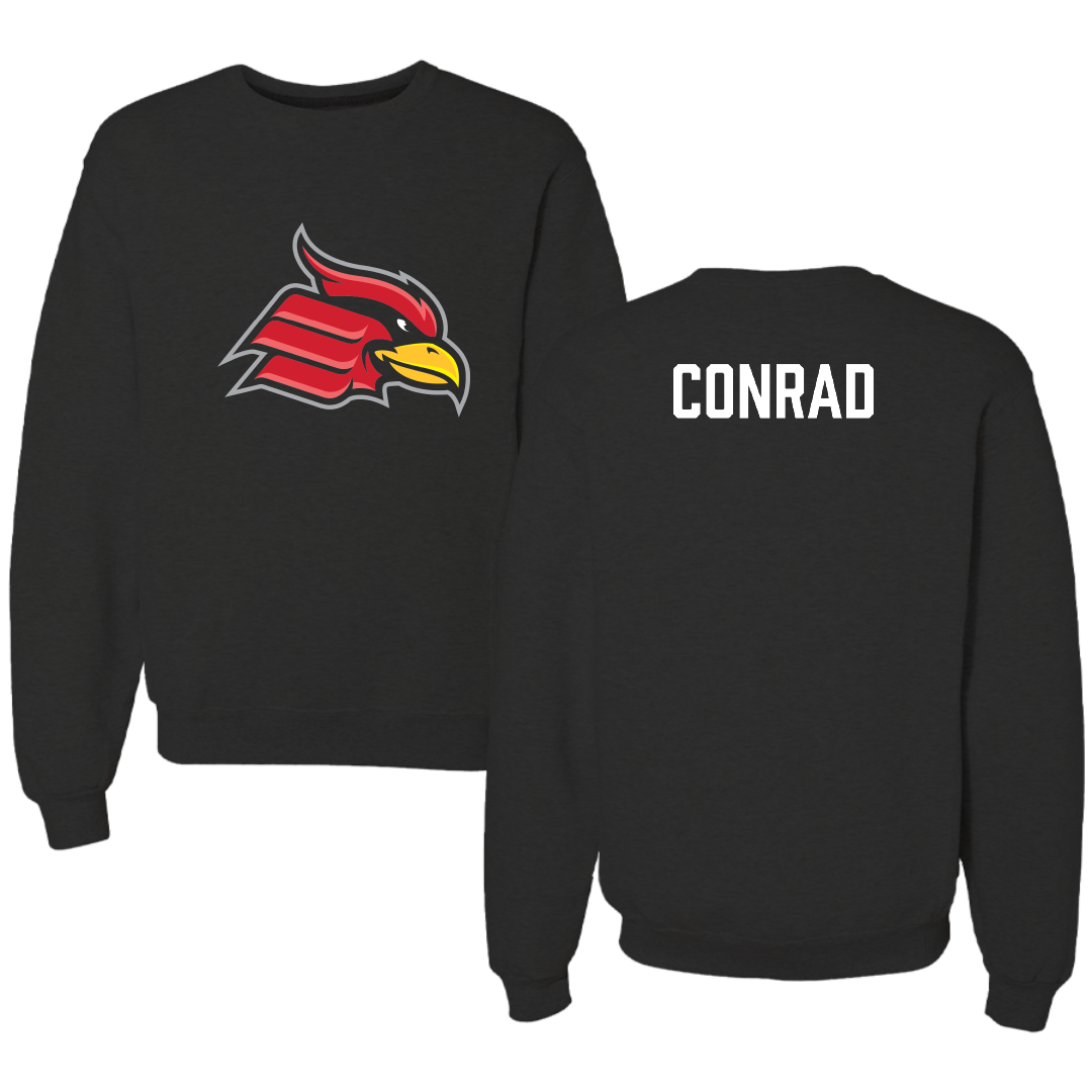 Wheeling University TF and XC Black Crewneck - Madison Conrad