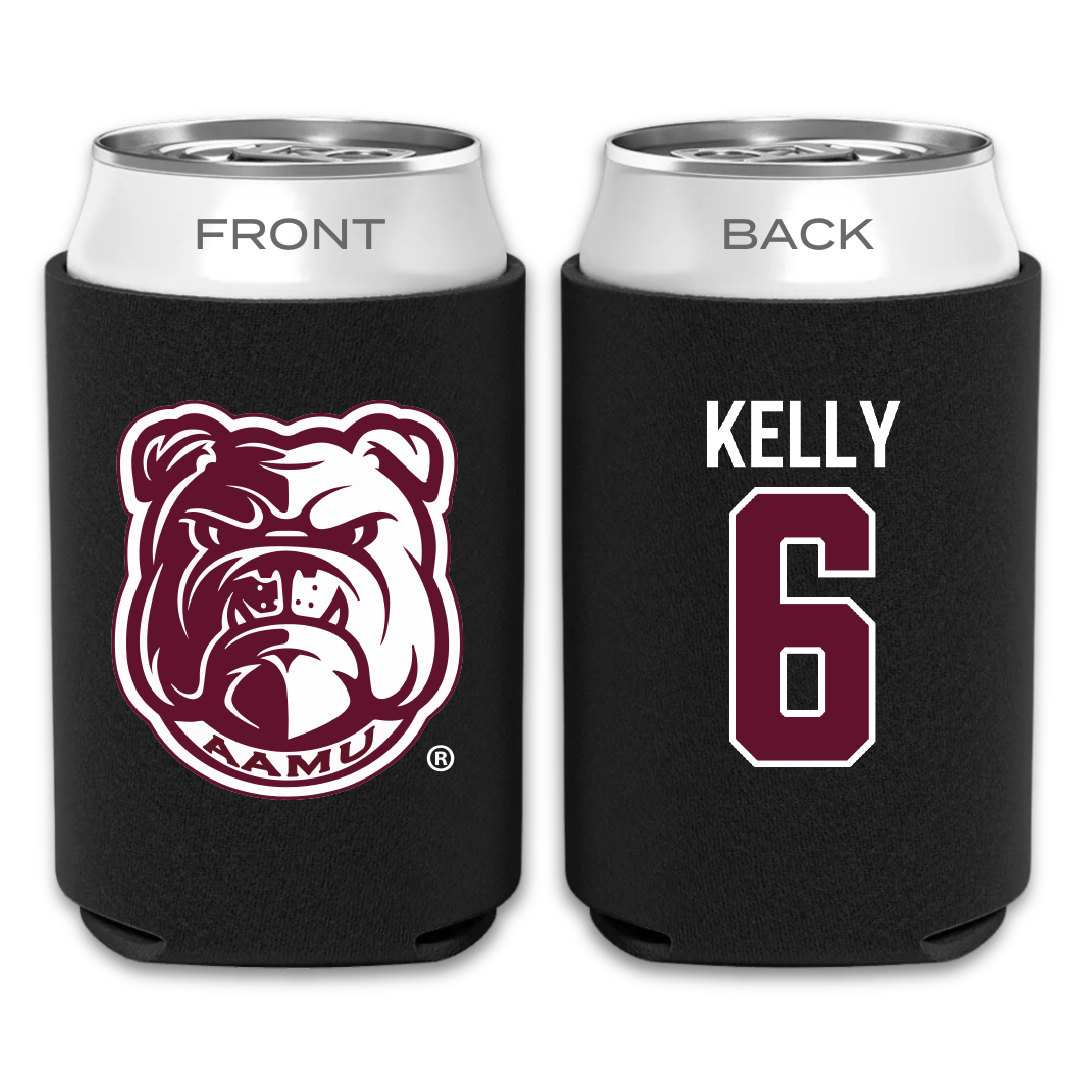 Alabama A&M University Football Black Can Cooler - #6 Kenneth Kelly