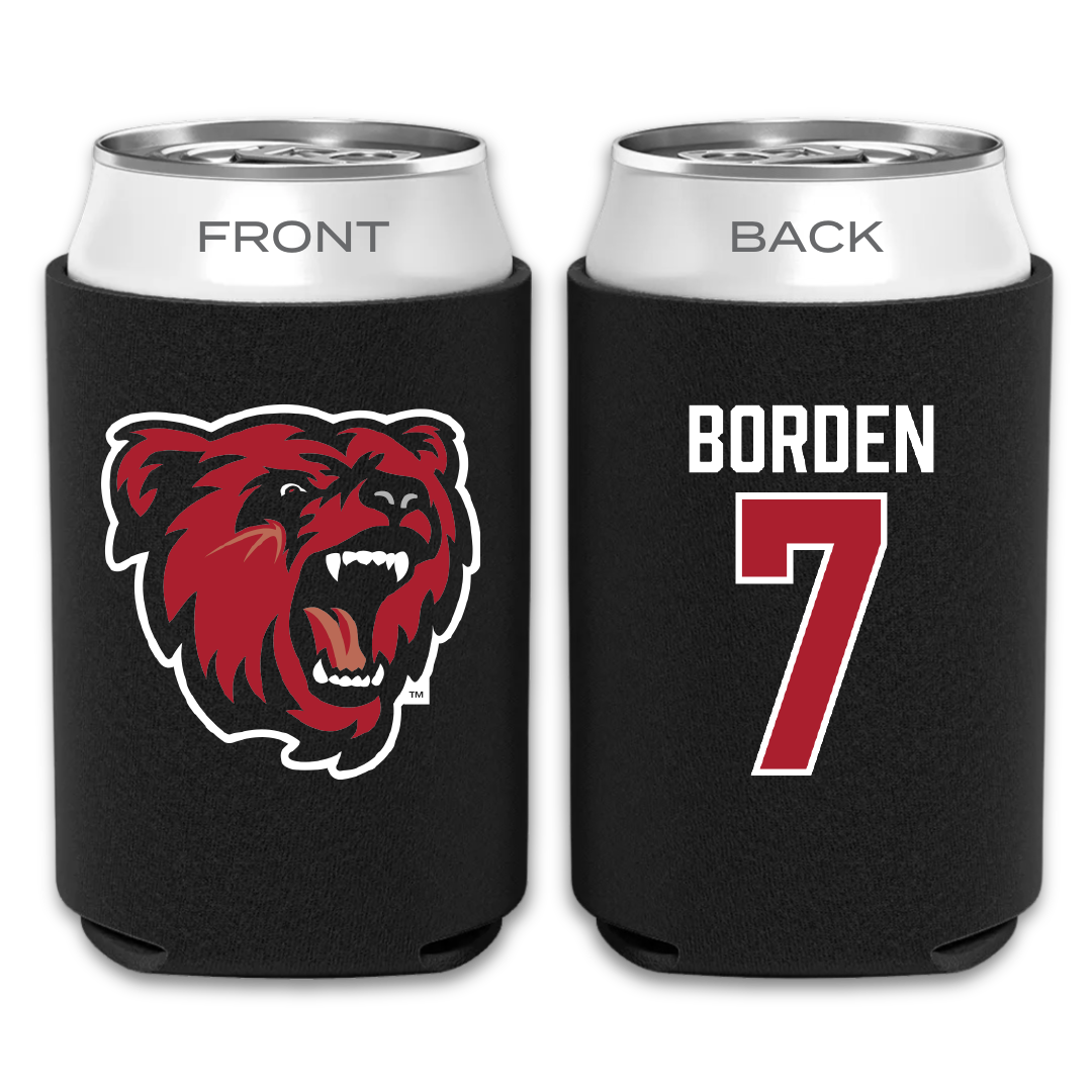Bridgewater State University Soccer Black Can Cooler - #7 Dominek Borden