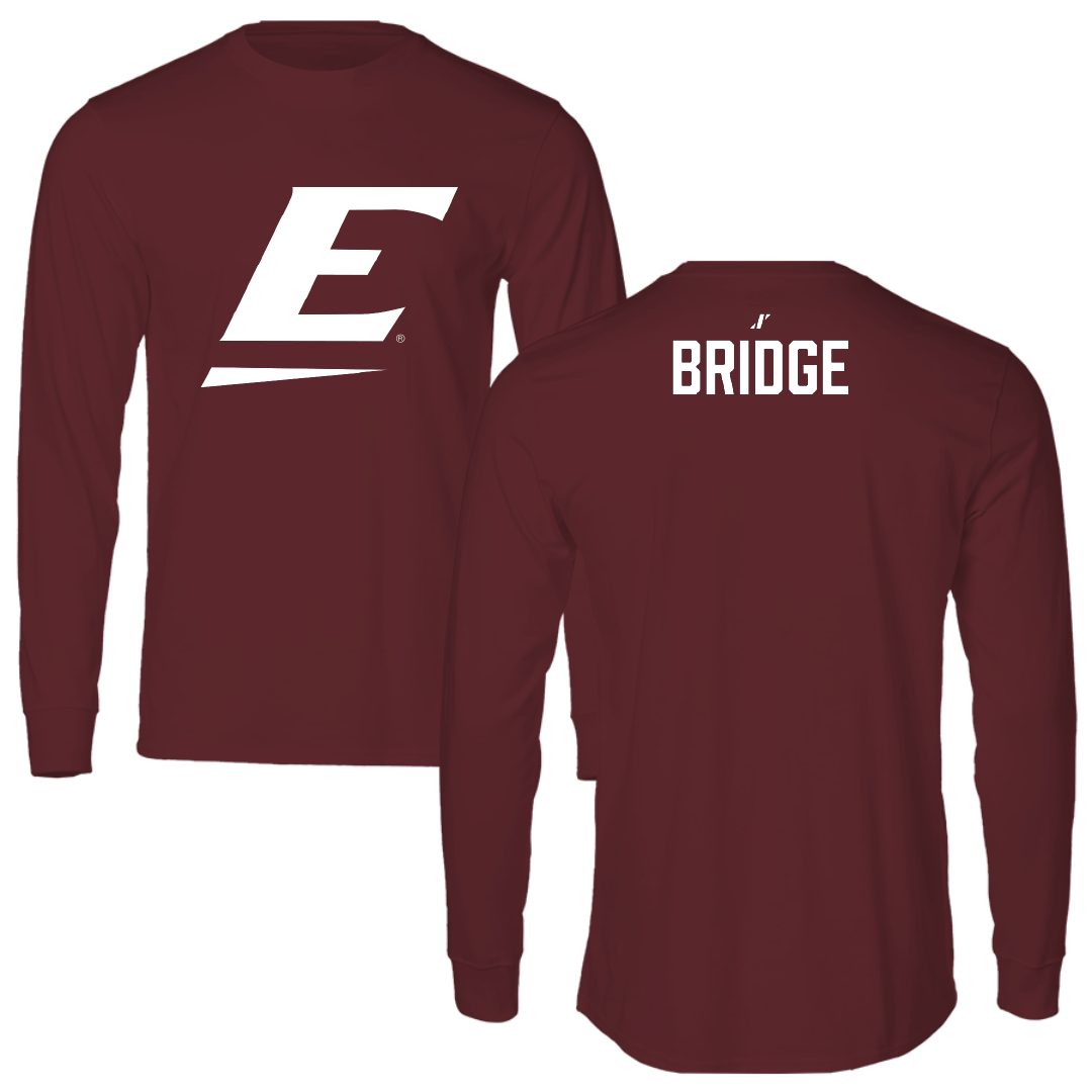 Eastern Kentucky University TF and XC Maroon Performance Long Sleeve - Ethan Bridge