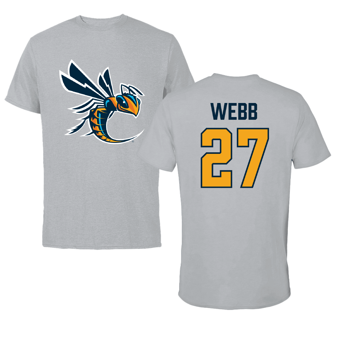 Cedarville University Soccer (W) Sport Gray Tee - #27 Ella Webb