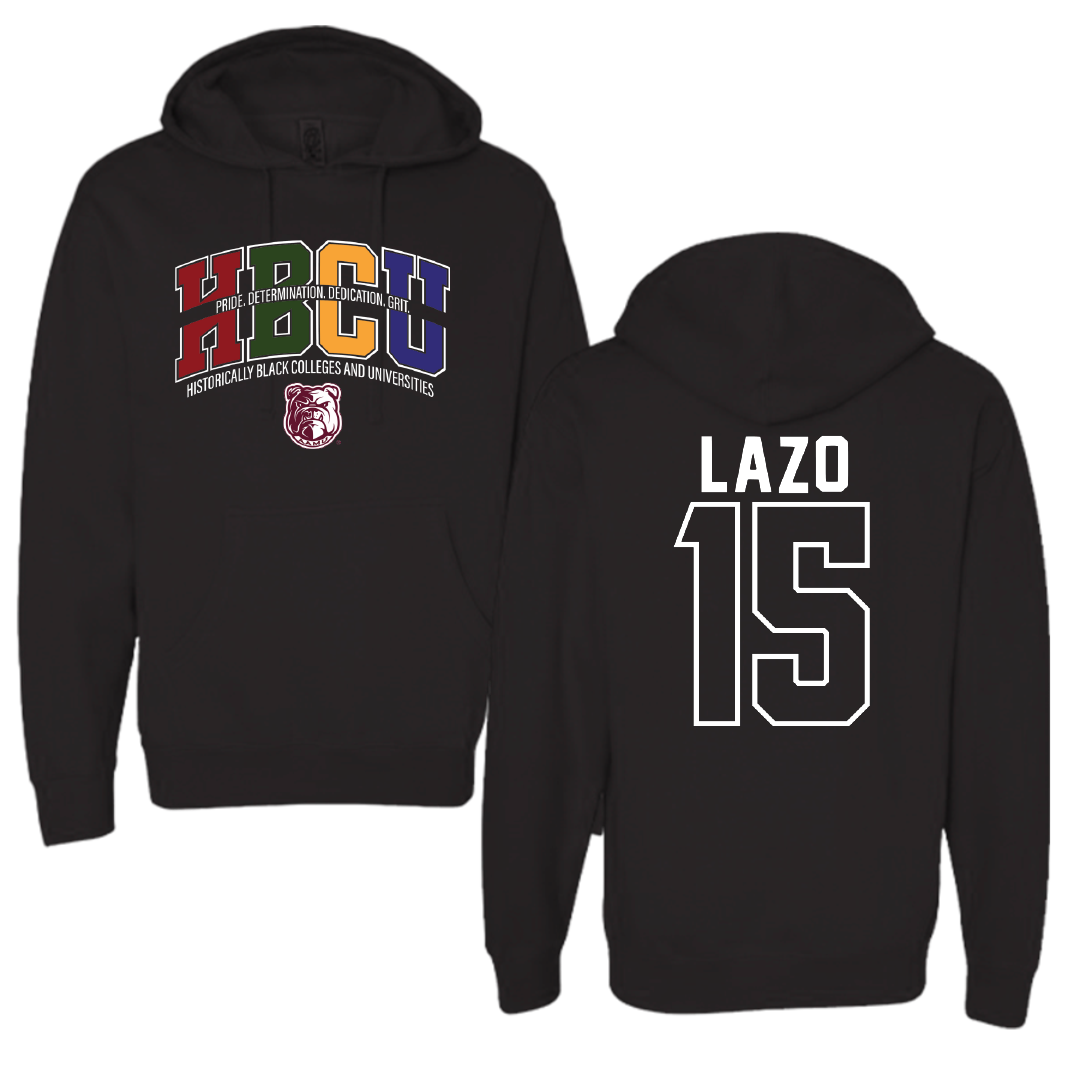 Alabama A&M University Baseball Black HBCU Hoodie - #15 Charlie Lazo