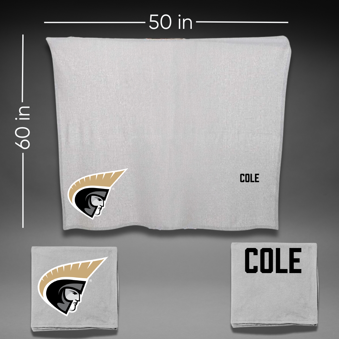 Anderson University (South Carolina) Cheer Gray Blanket - Presley Cole