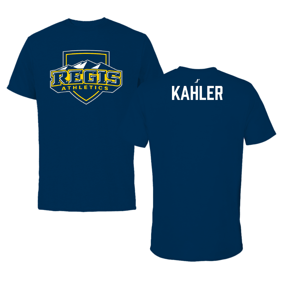 Regis University (Colorado) TF and XC Navy Tee - Addison Kahler