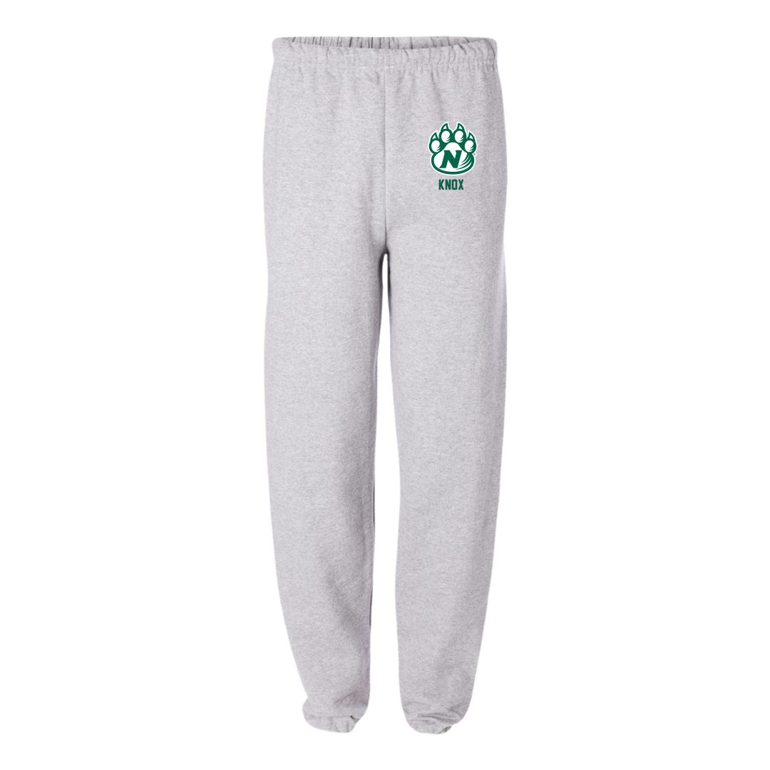 Northwest Missouri State University Basketball (M) Light Gray Sweatpants - #1 Emorie Knox