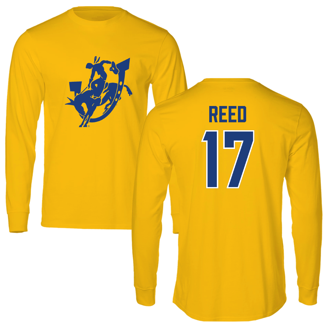 Southern Arkansas University Softball Gold Performance Long Sleeve - #17 Brooklyn Reed