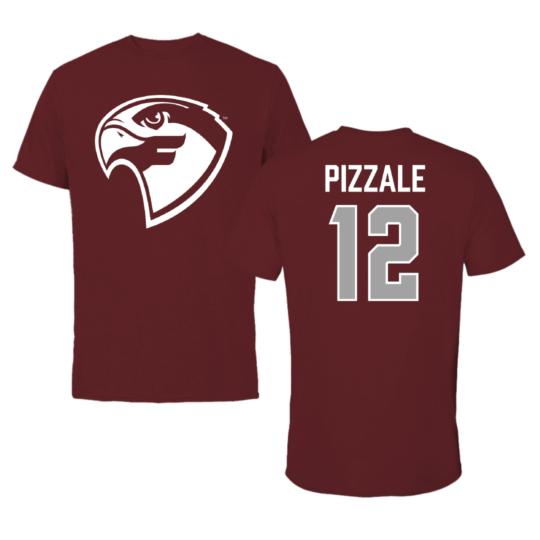 Fairmont State University Acrobatics & Tumbling Maroon Performance Tee - #12 Angelina Pizzale