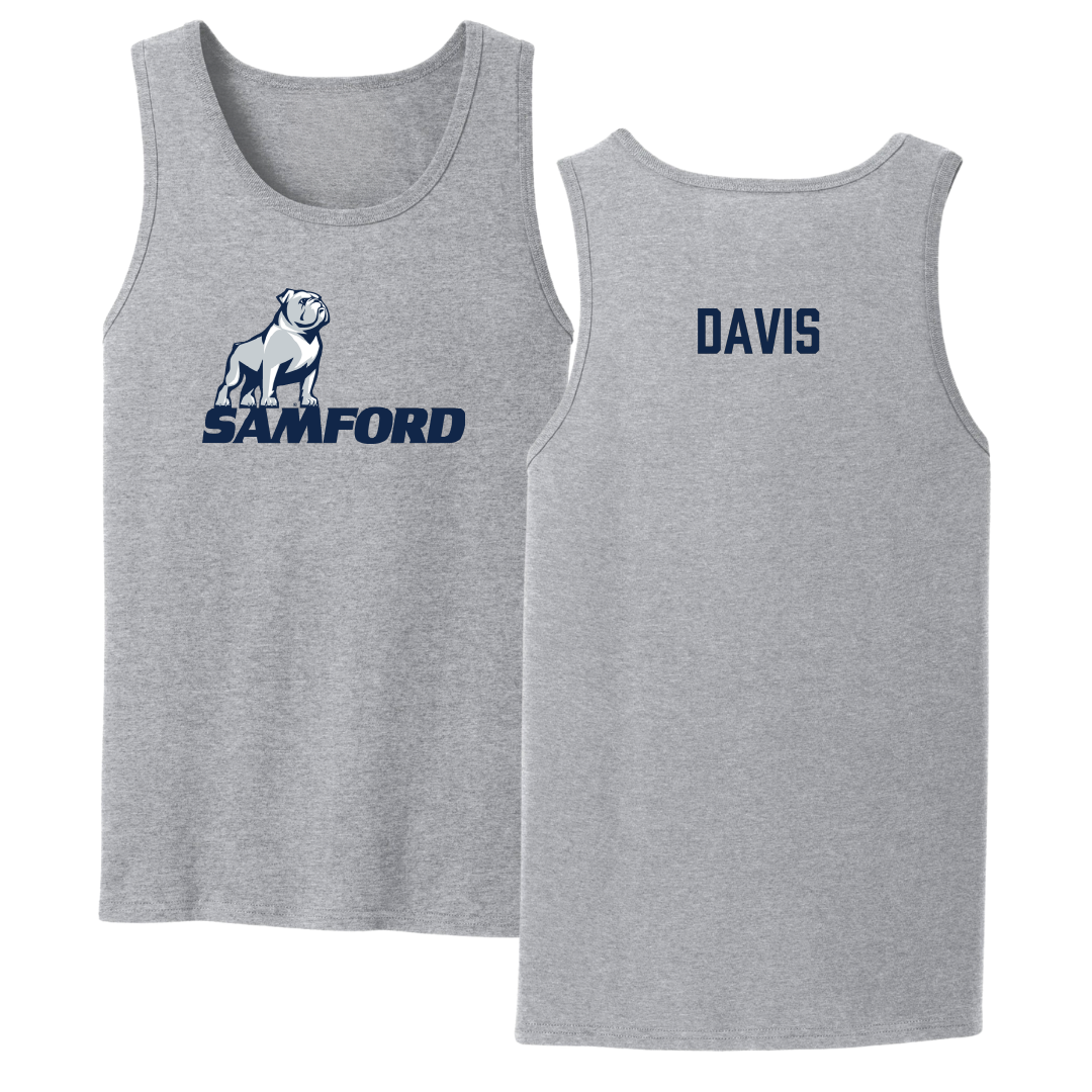 Samford University TF and XC Sport Gray Tank Top - Bryce Davis