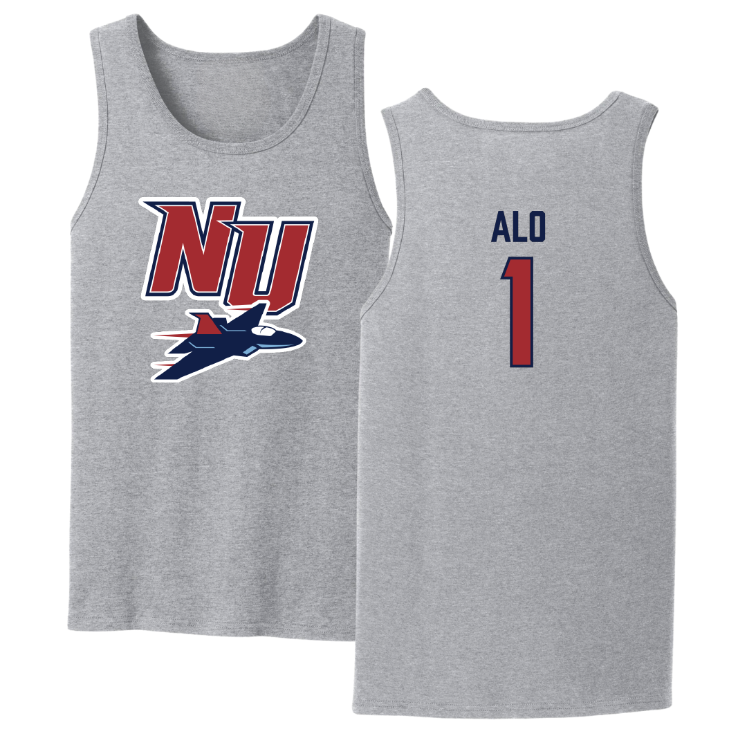 Newman University Bowling (M) Sport Gray Tank Top - #1 Daryus Alo