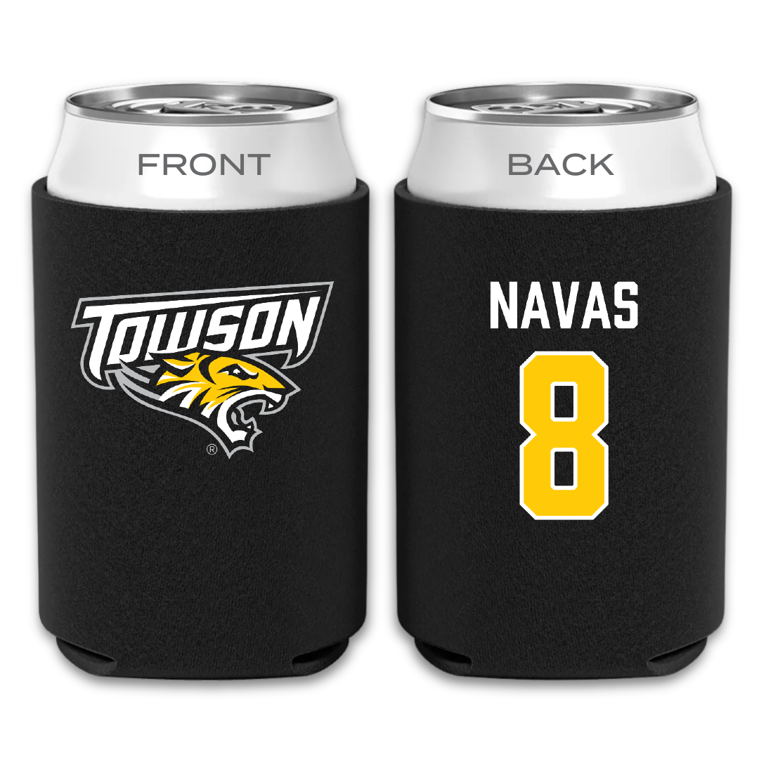 Towson University Soccer Black Can Cooler - #8 Luisangely Navas