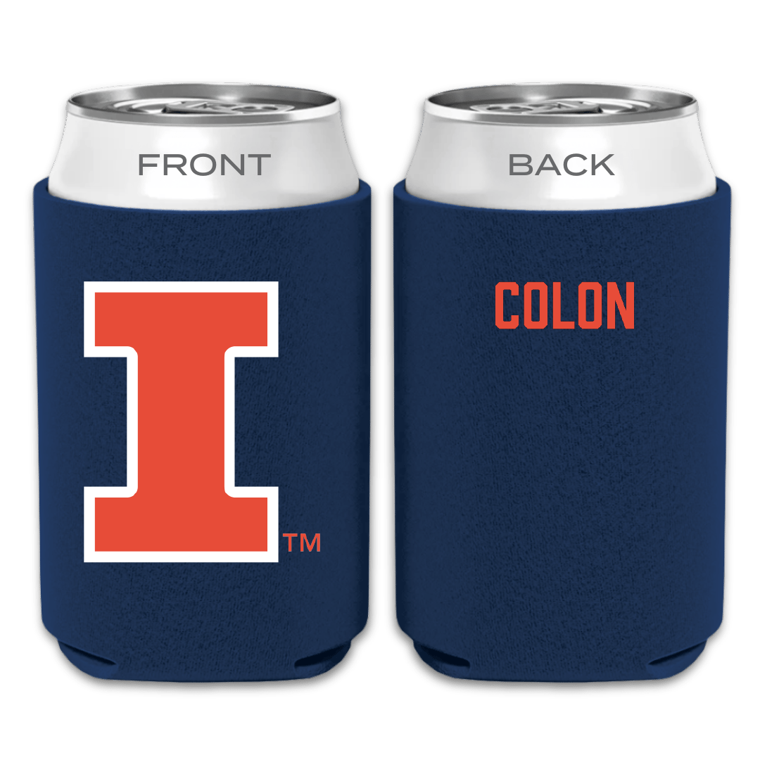 University of Illinois Wrestling (M) Navy Can Cooler - Jayden Colon
