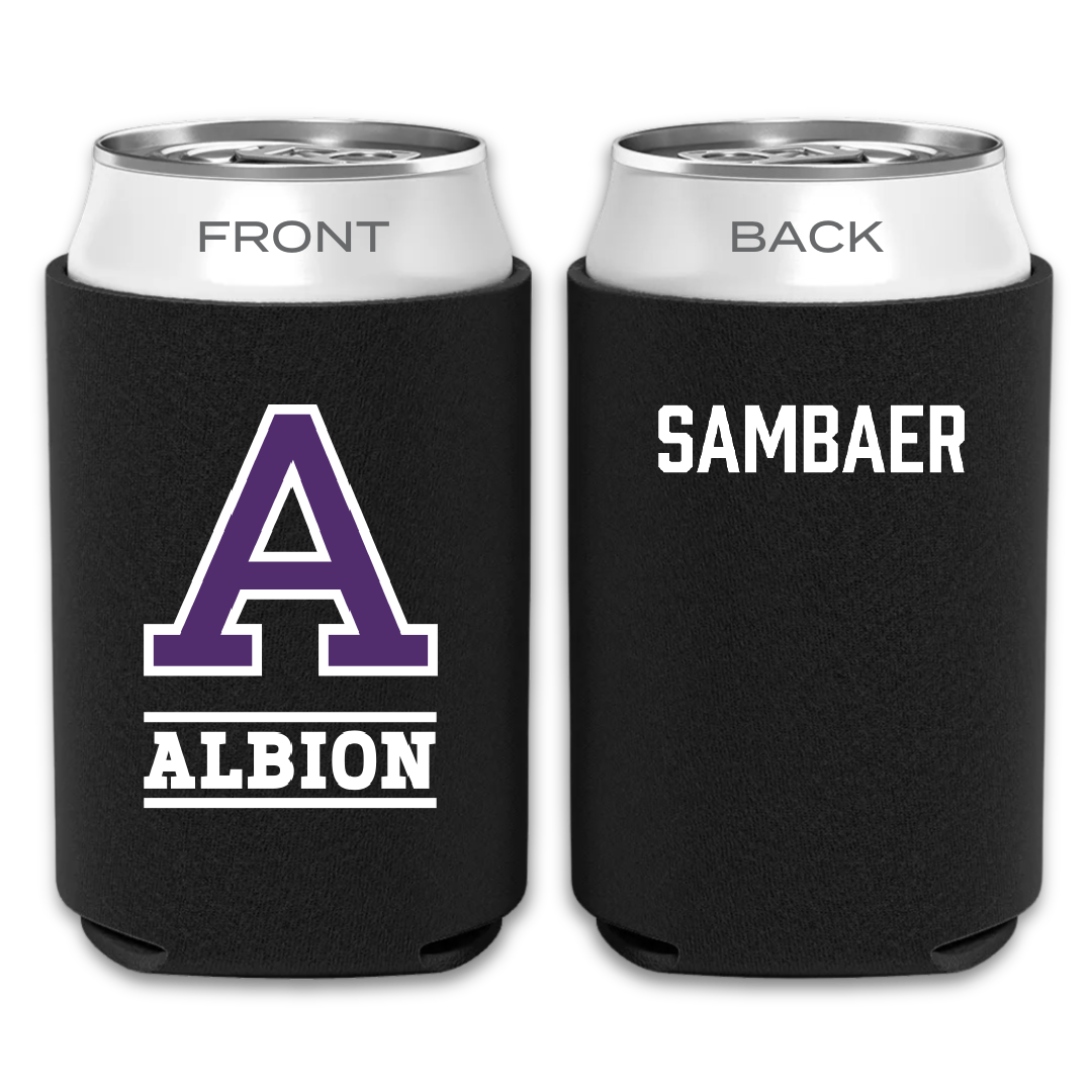 Albion College Golf (W) Black Can Cooler - Julia Sambaer