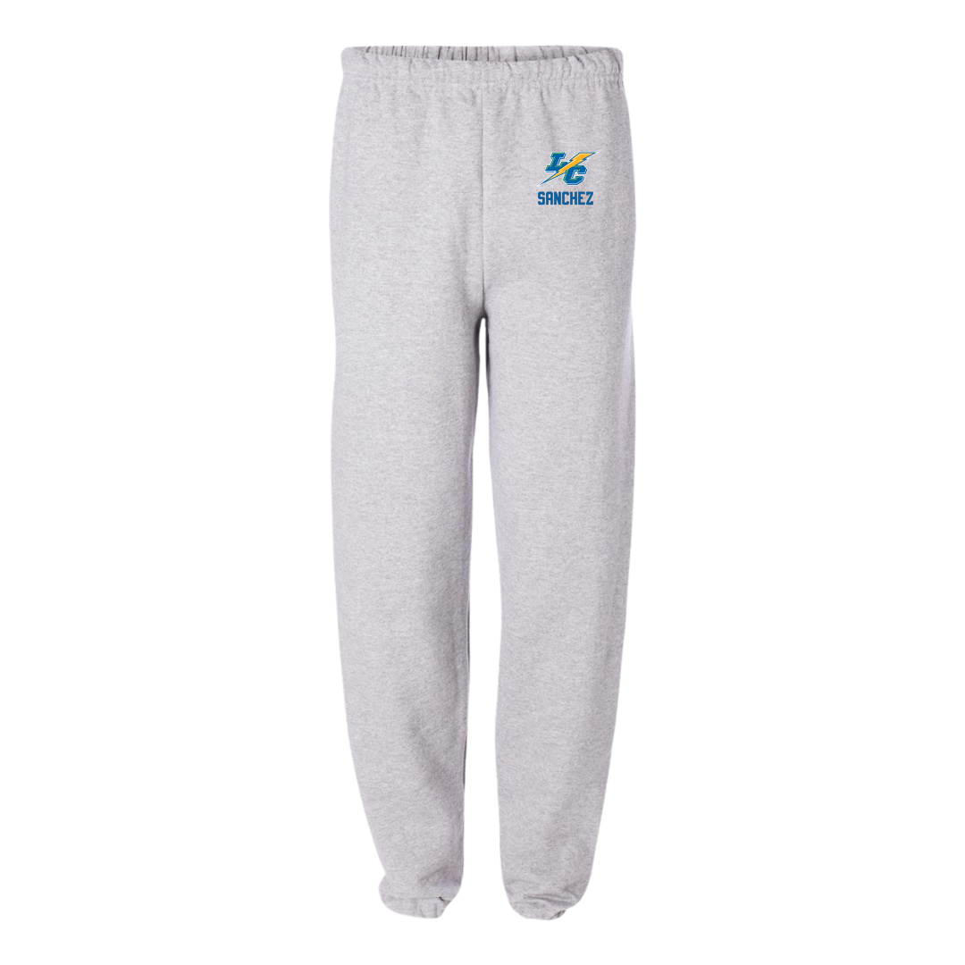 Lehman College Softball Light Gray Sweatpants - #6 Patria Sanchez