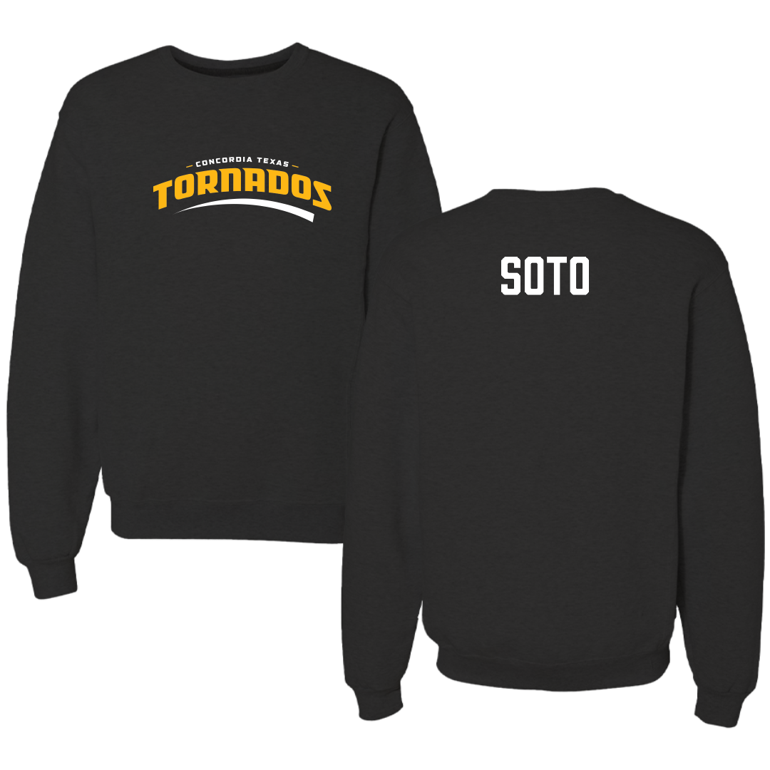 Concordia University (Texas) TF and XC Black Crewneck - Daniel Soto