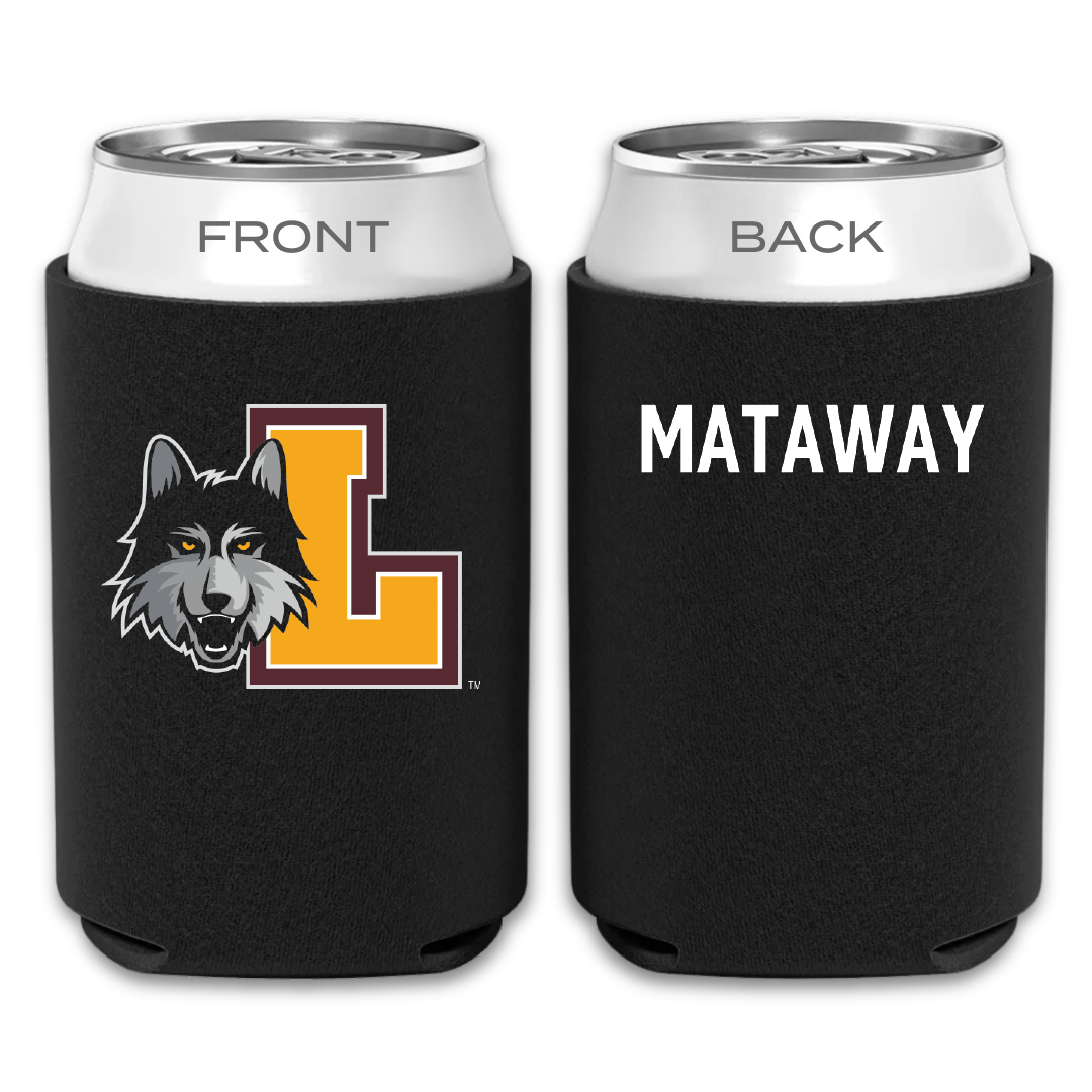 Loyola University-Chicago TF and XC Black Can Cooler - Lily Mataway