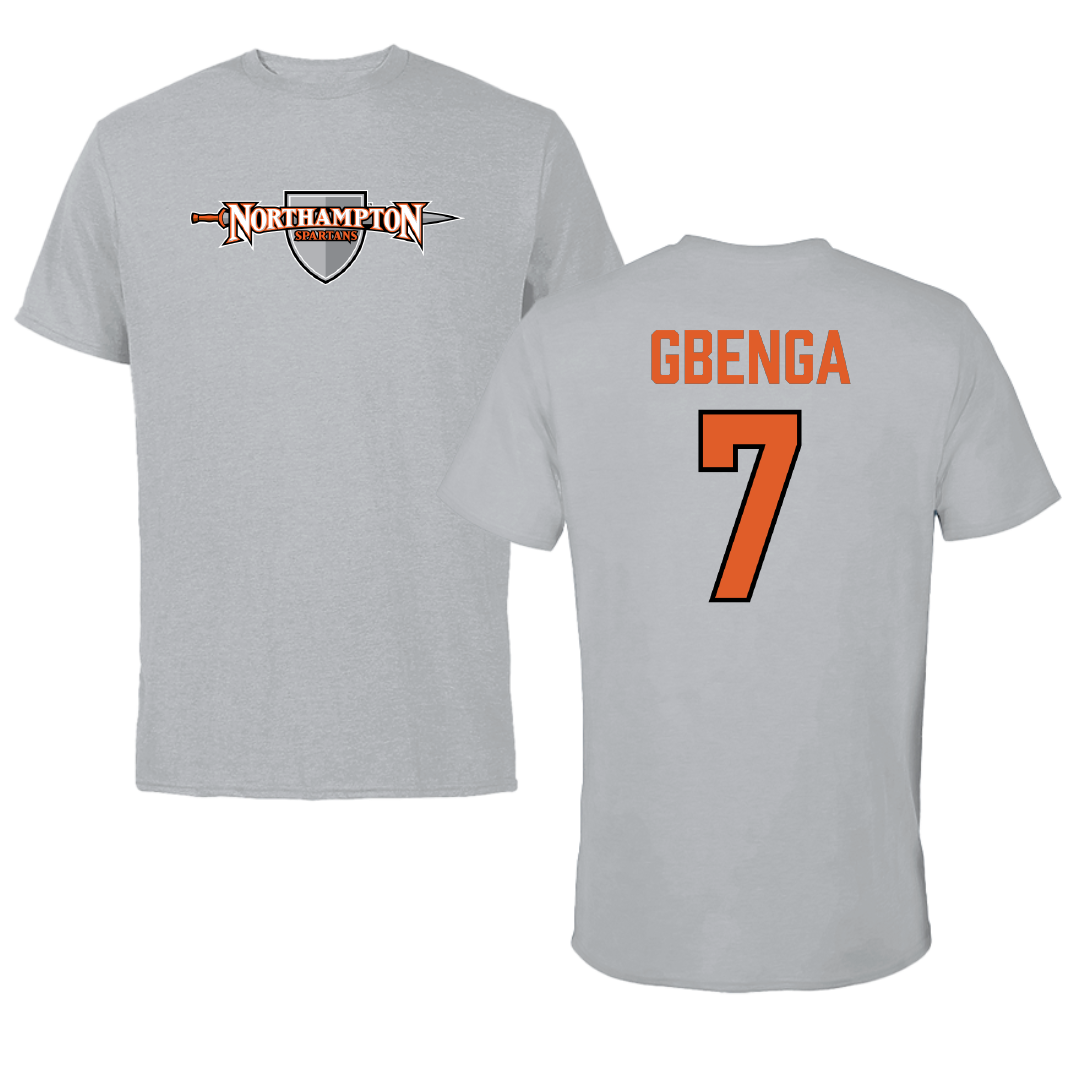 Northampton Community College Soccer (M) Sport Gray Tee - #7 Joseph Gbenga