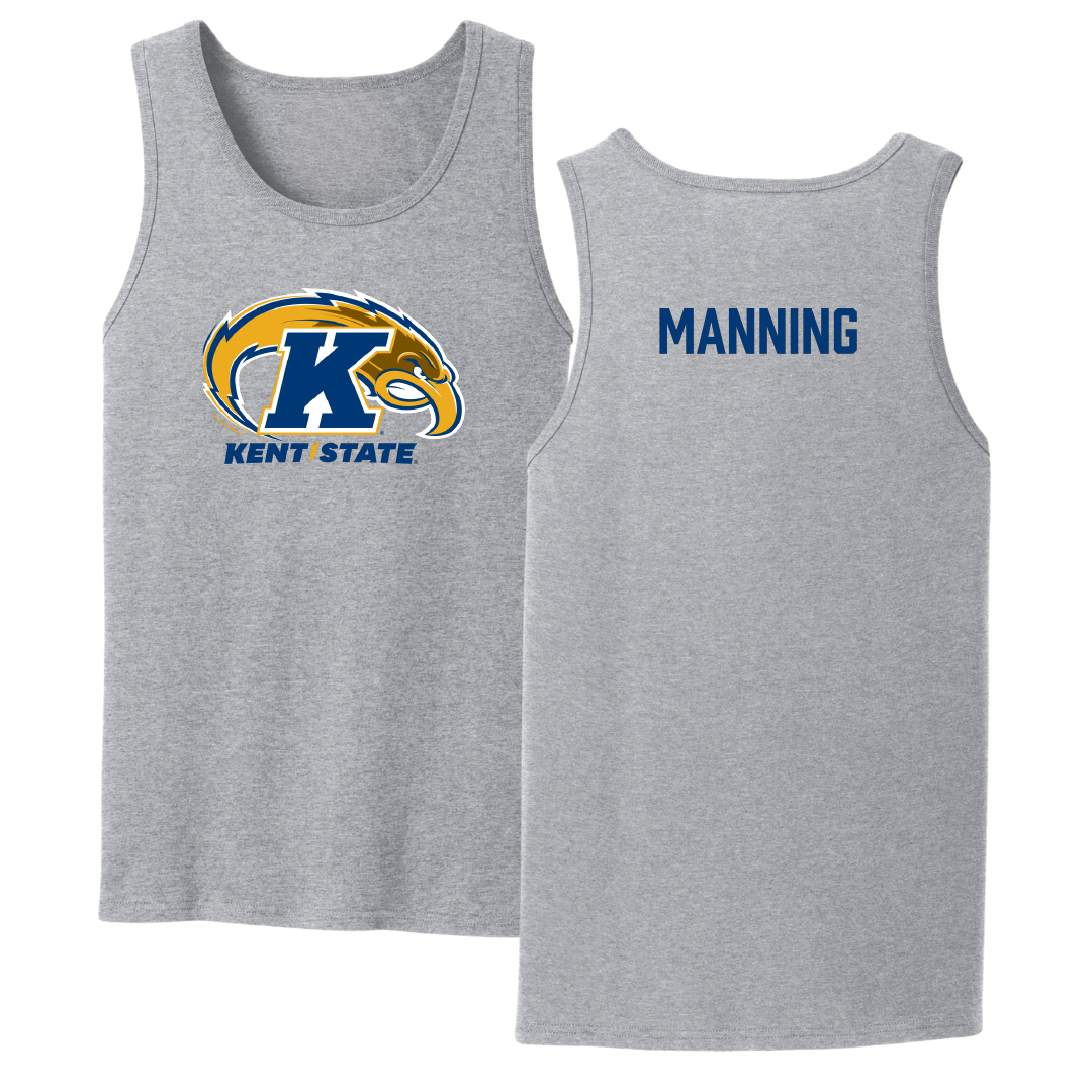 Kent State University TF and XC Sport Gray Tank Top - Dejon Manning