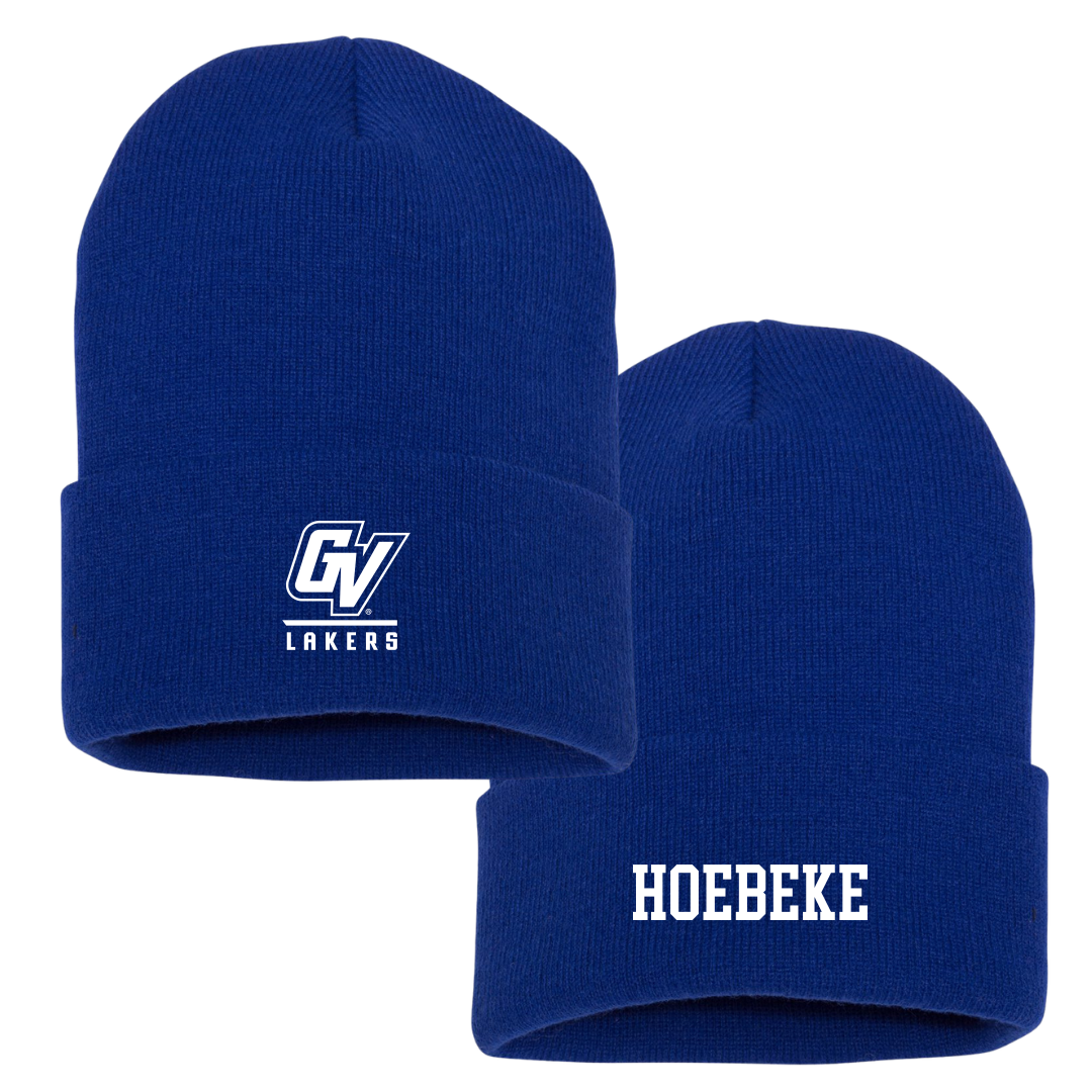Grand Valley State University Softball Blue Beanie - #15 Kylee Hoebeke