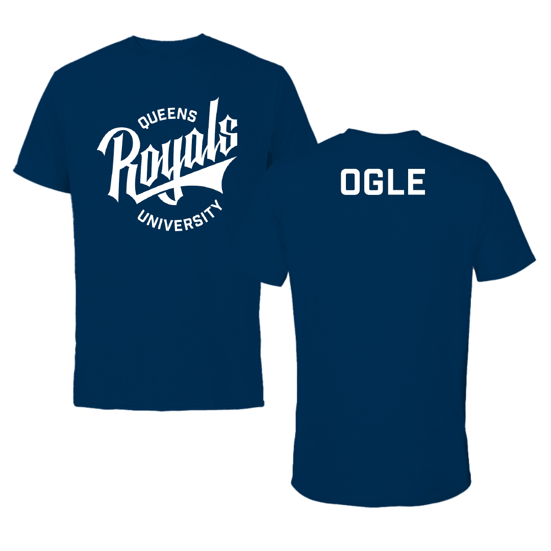 Queens University of Charlotte Dance Navy Performance Tee - Ashley Grace Ogle