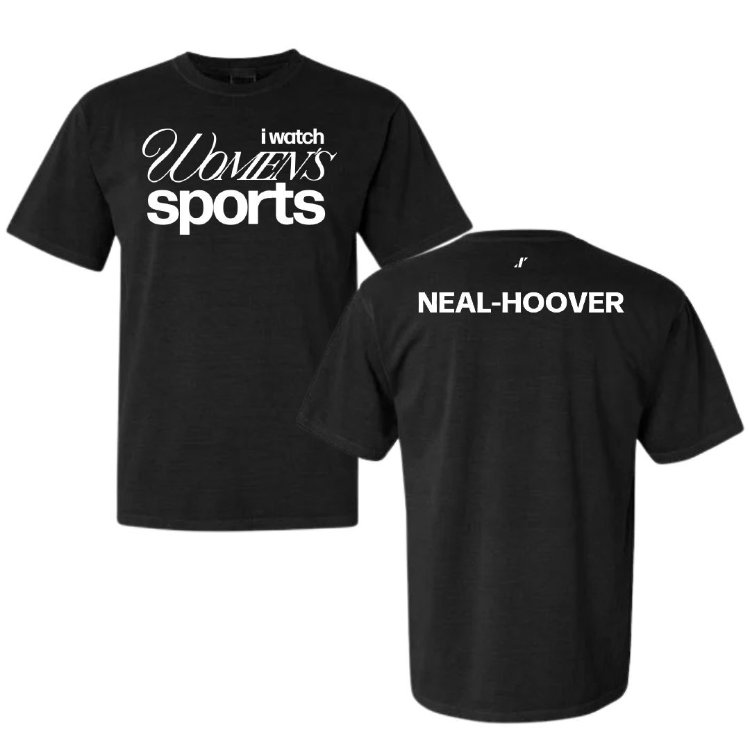 Nicholls State University TF and XC Black WHM Comfort Colors Tee - Cherie Neal-Hoover