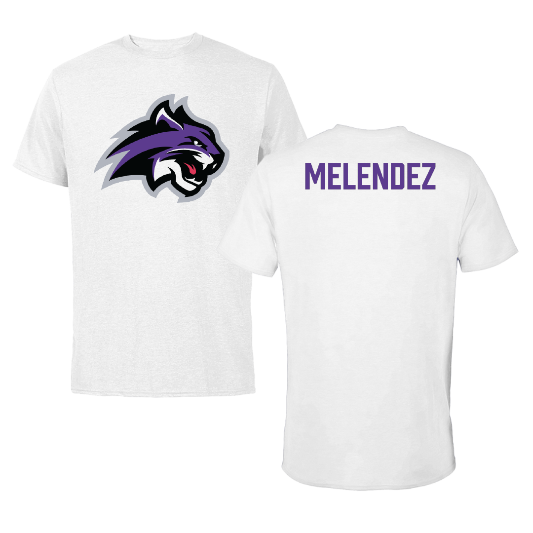 Wiley University Baseball White Performance Tee - Felix Melendez