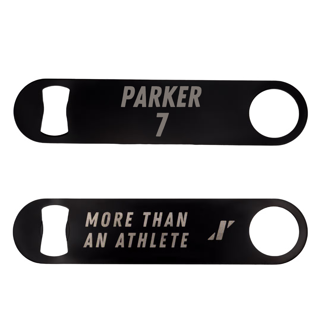 Football Black Bottle Opener - #7 Adam Parker
