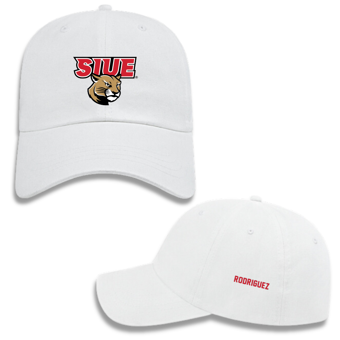 Southern Illinois University Edwardsville Cheer White Hat - Naomi Rodriguez