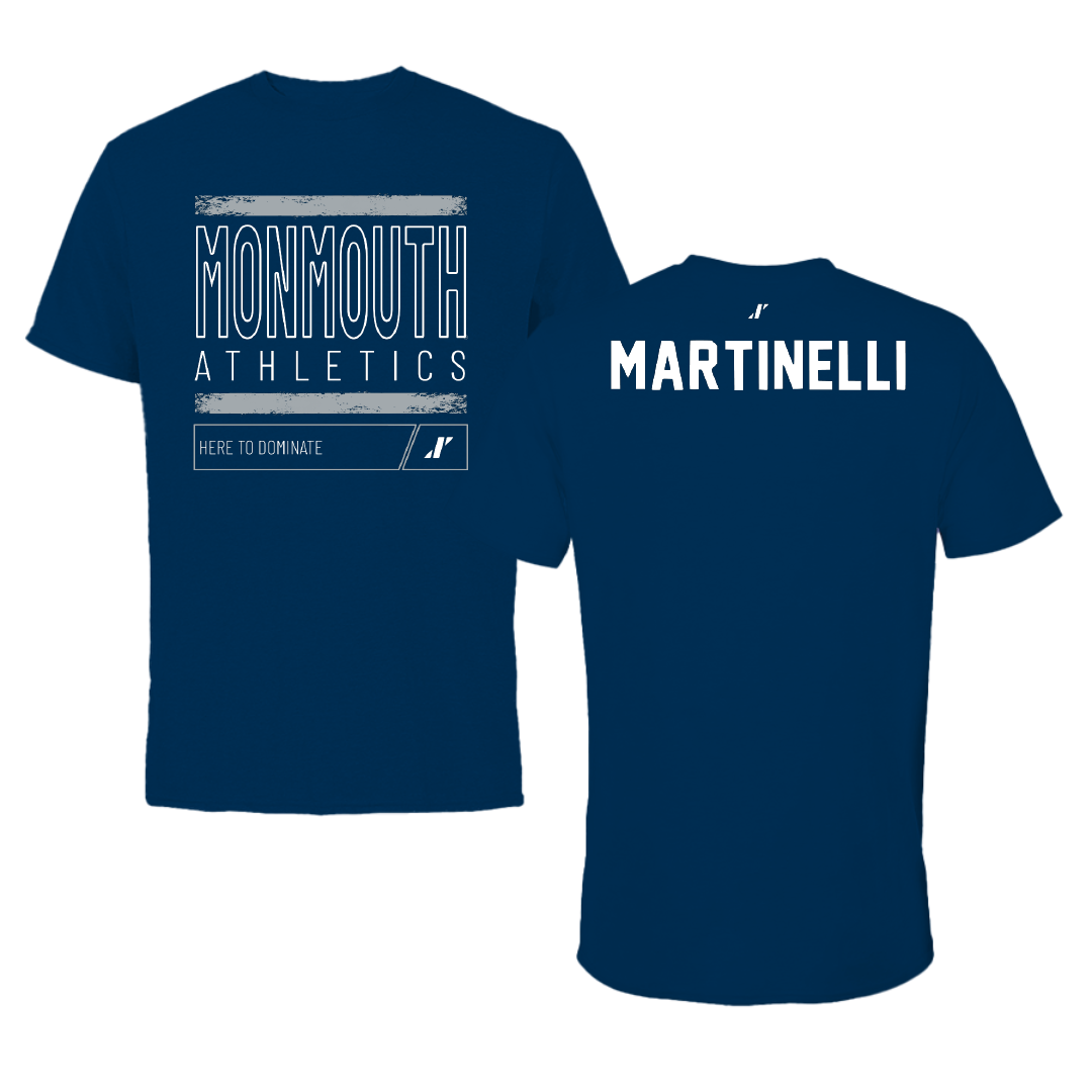 Monmouth University TF and XC Navy Dominate Tee - Jaclyn Martinelli