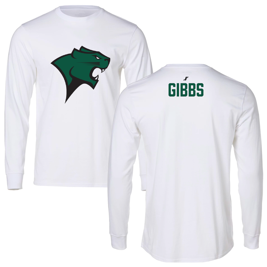 Chicago State University TF and XC White Long Sleeve - Elijah Gibbs