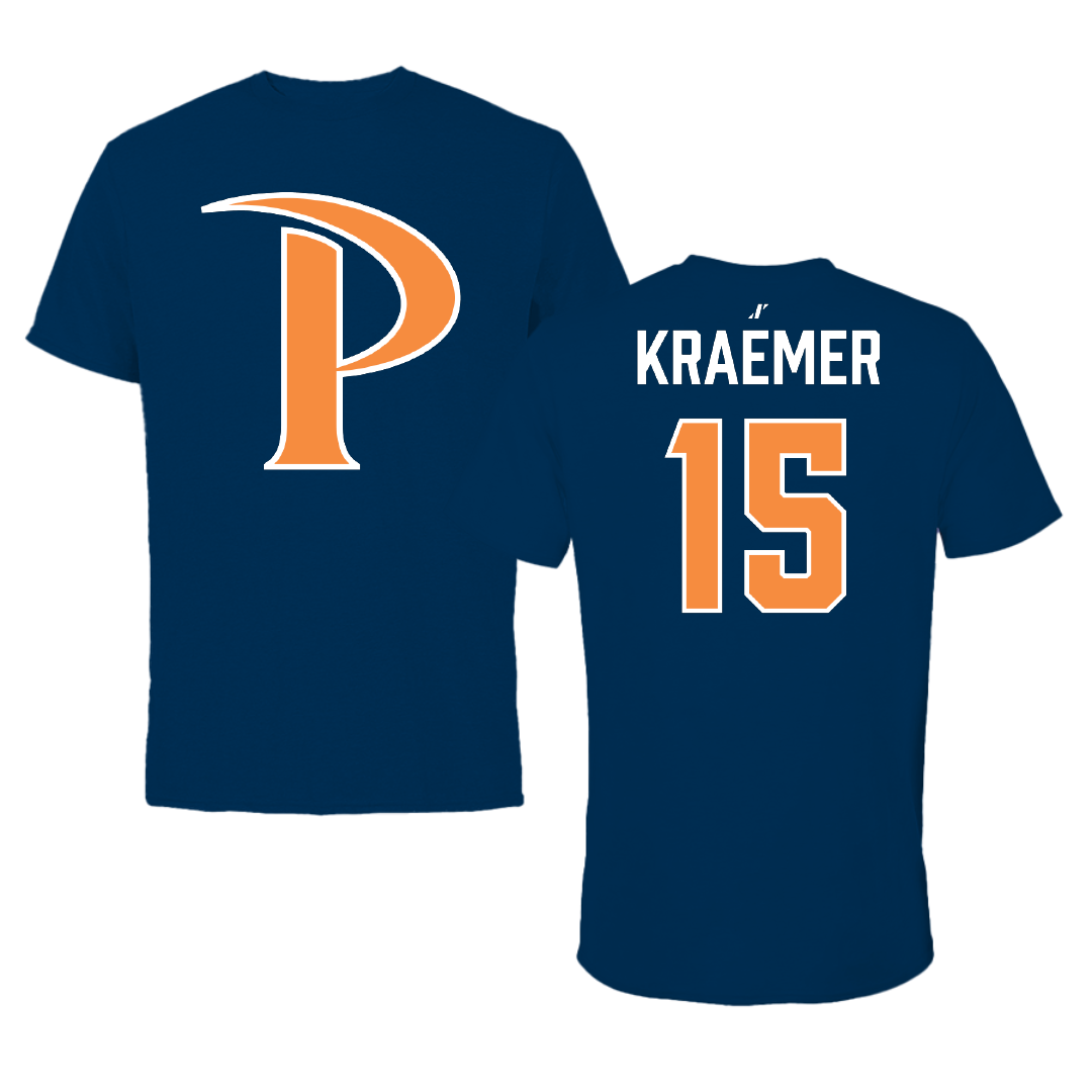 Pepperdine University Baseball Navy Tee - #15 William Kraemer