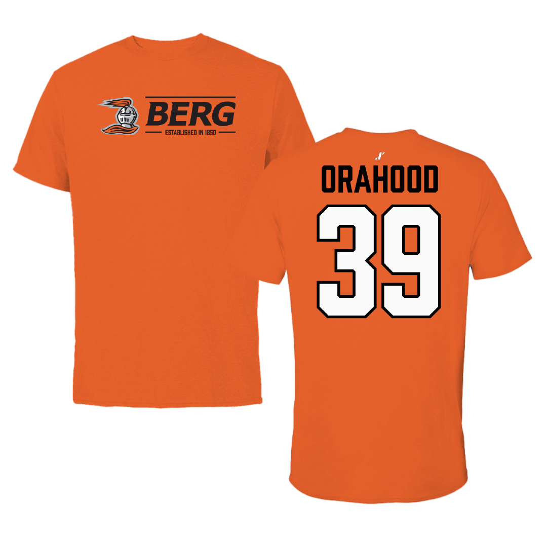 Heidelberg University Football Orange General Performance Tee - #39 Andrew Orahood