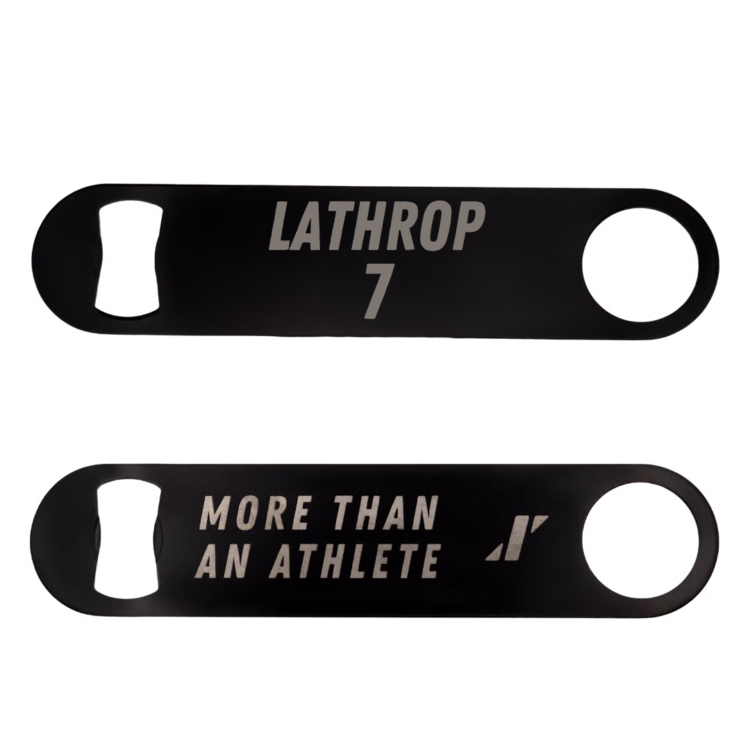 Flag Football (W) Black Bottle Opener - #7 Aaliyah Lathrop