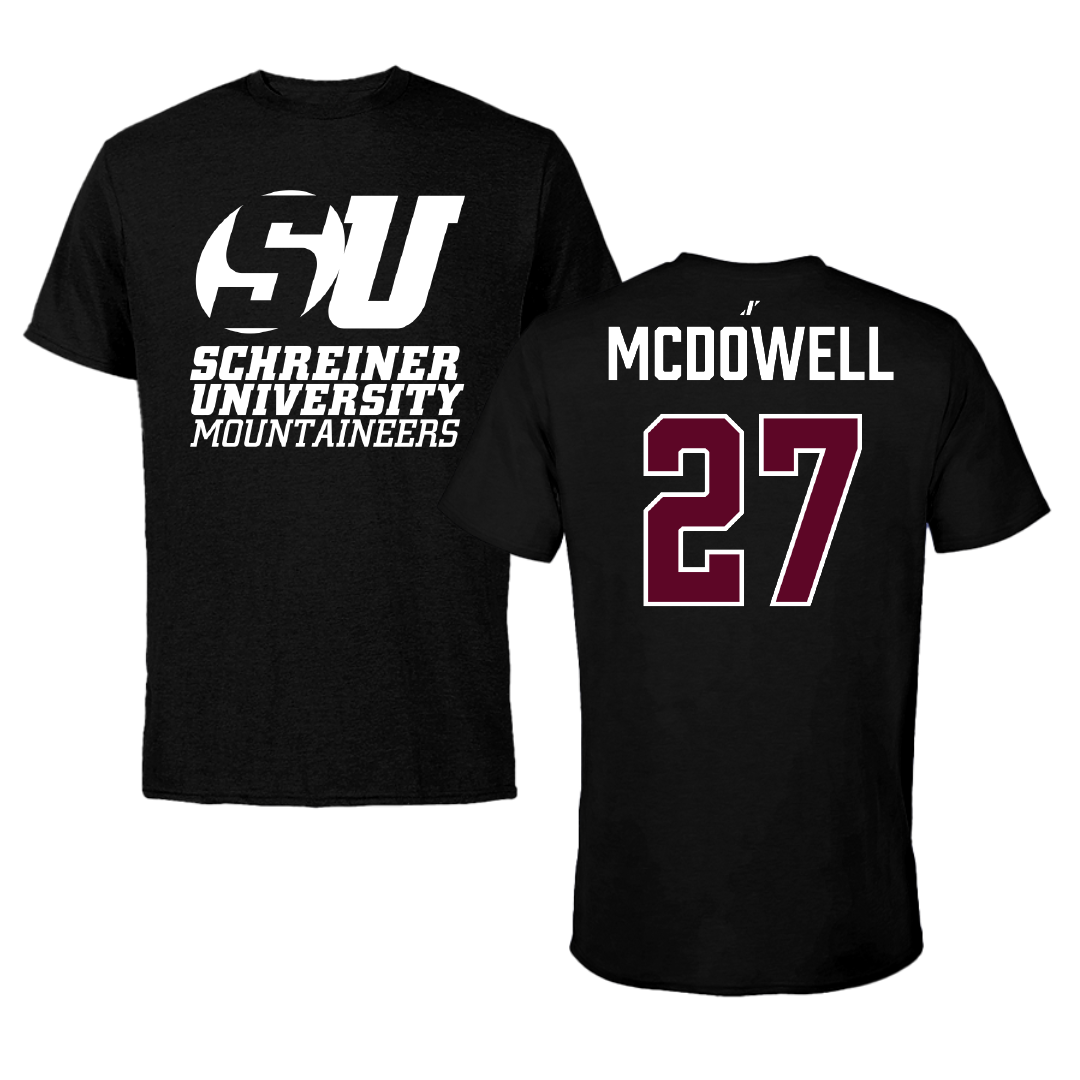 Schreiner University Baseball Black Tee - #27 Hunter McDowell