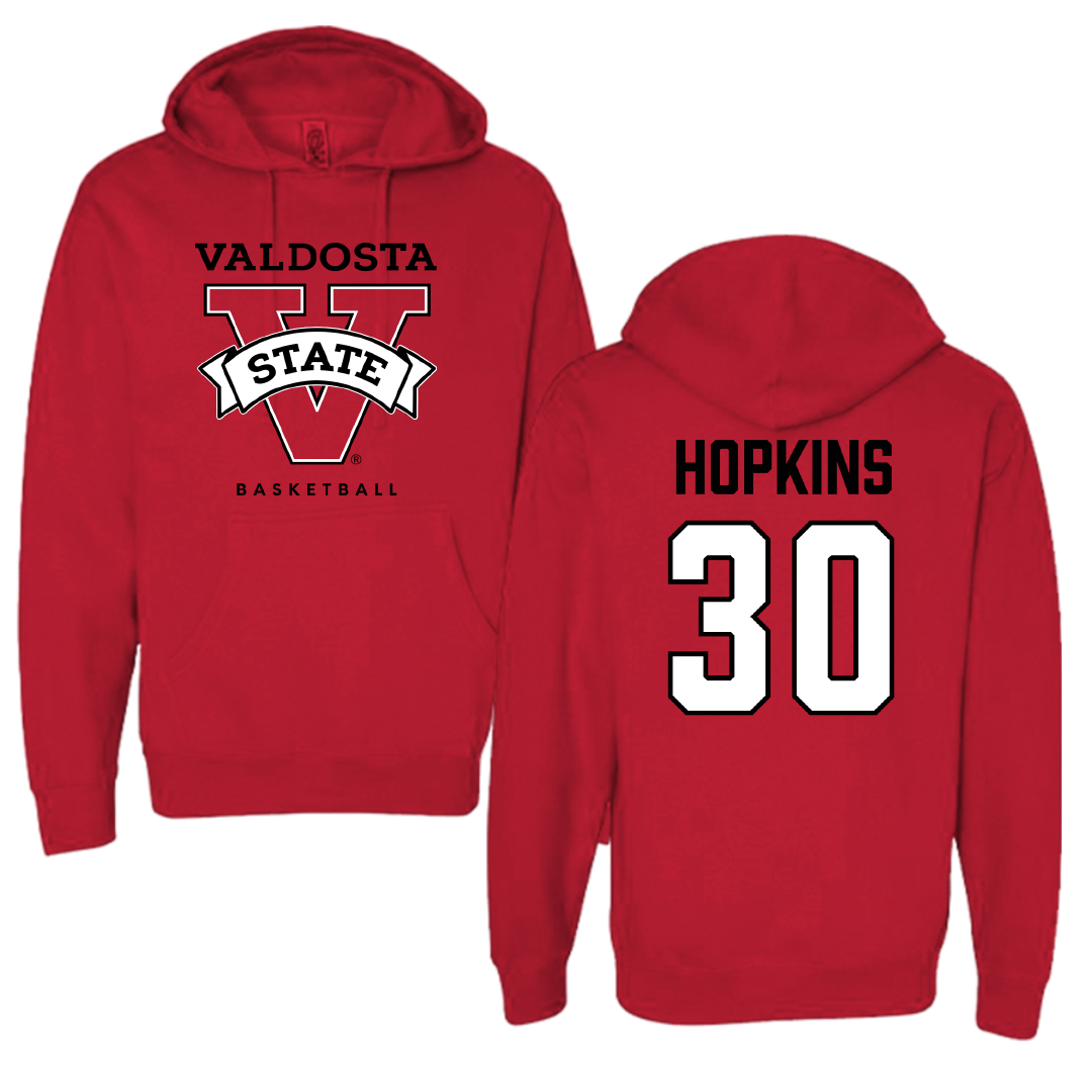 Valdosta State University Basketball Red University Hoodie - #30 Isabella Hopkins