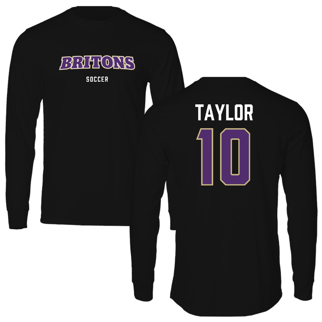 Albion College Soccer (M) Black Long Sleeve - #10 Cadence Taylor