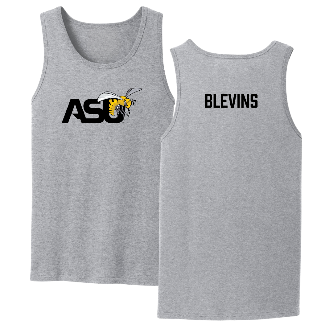 Alabama State University TF and XC Sport Gray Tank Top - Cornell Blevins
