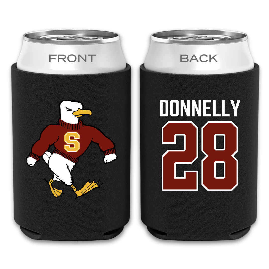 Salisbury University Lacrosse Black Can Cooler - #28 Rob Donnelly