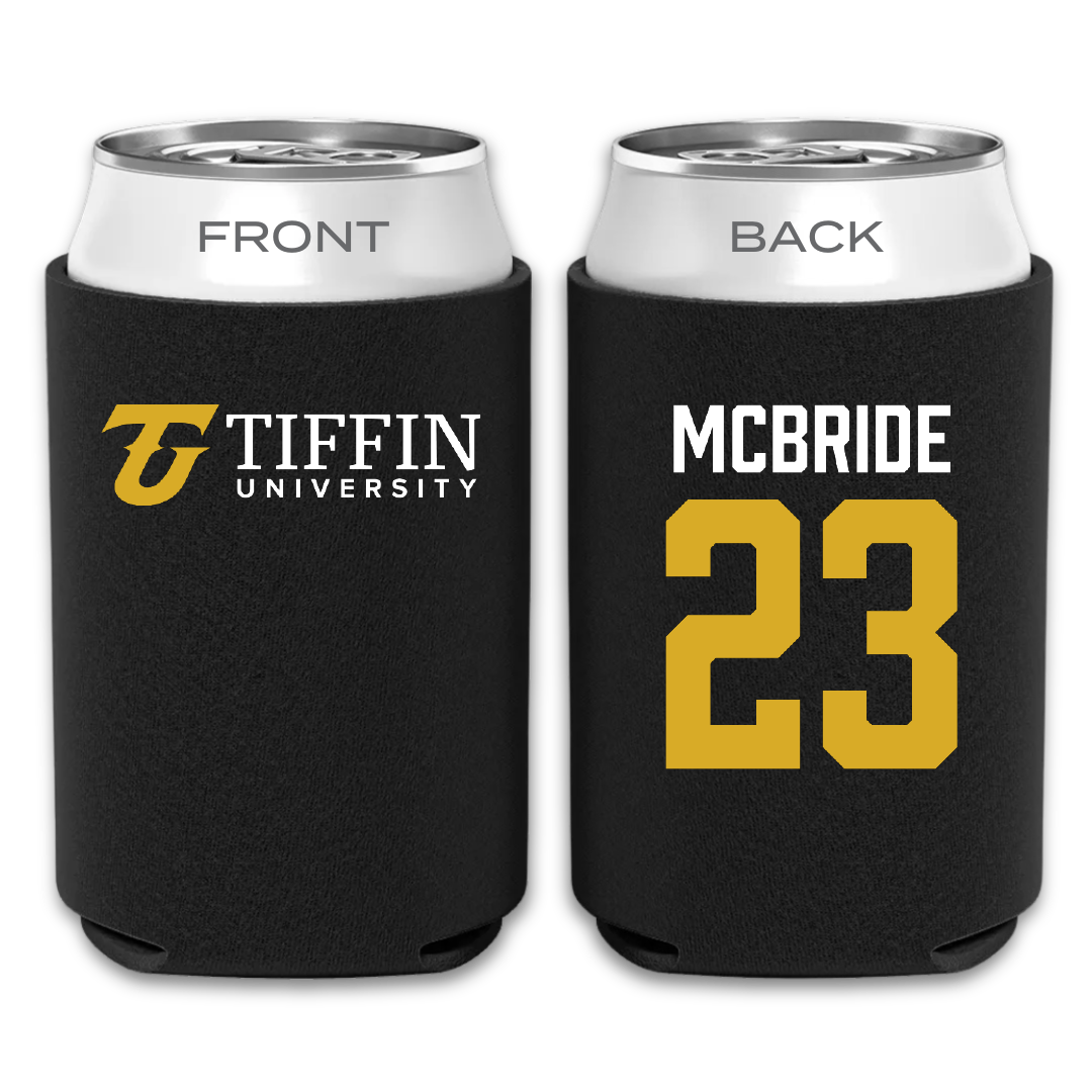 Tiffin University Soccer Black Can Cooler - #23 Sydney McBride
