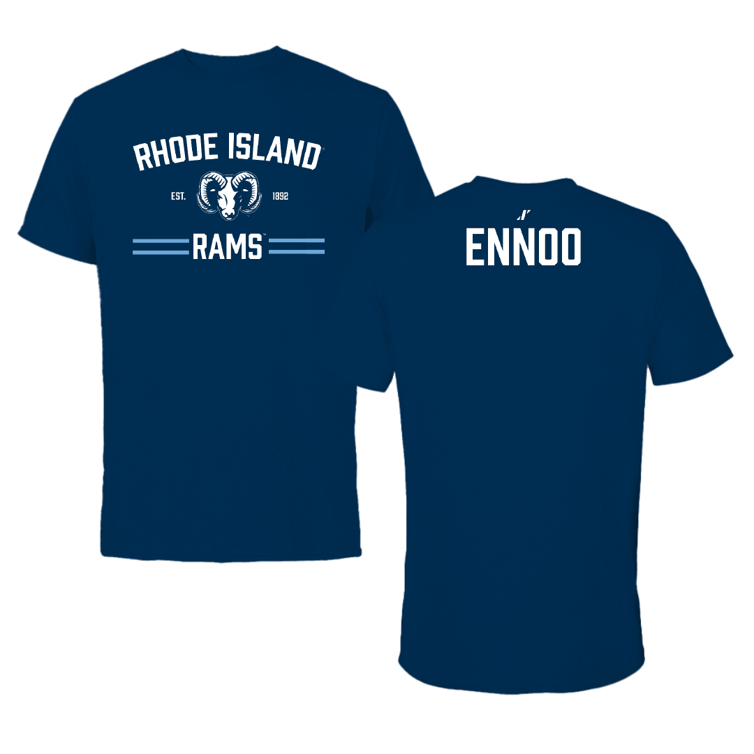 University of Rhode Island TF and XC Navy General Tee - Joachim Ennoo